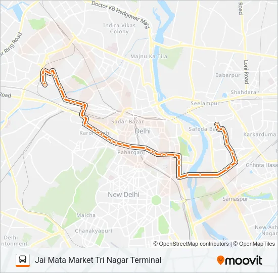 39 Bus Line Map