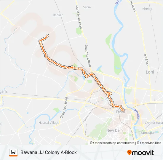 116 Bus Line Map