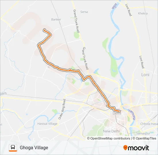 130 Bus Line Map