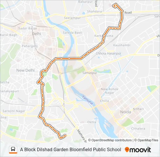 375 Bus Line Map