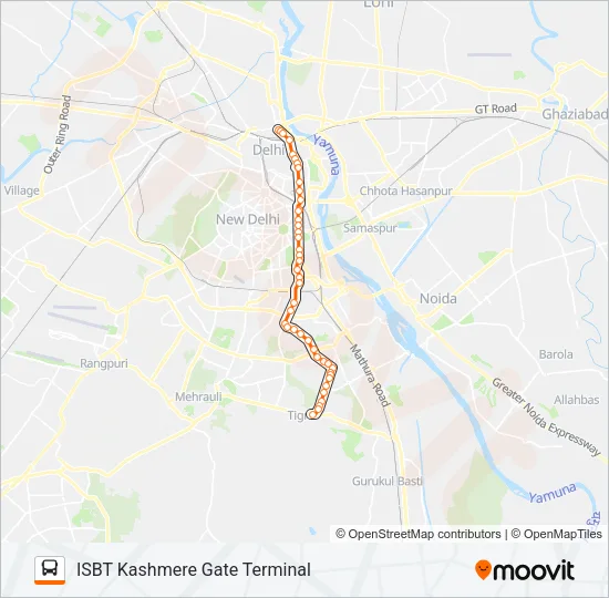 425 Bus Line Map