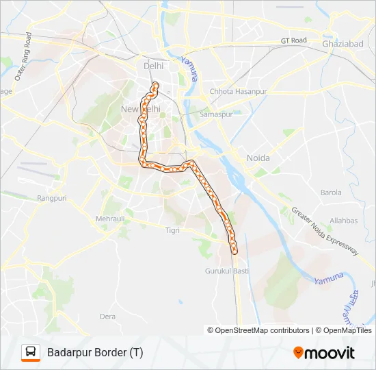 460 Bus Line Map