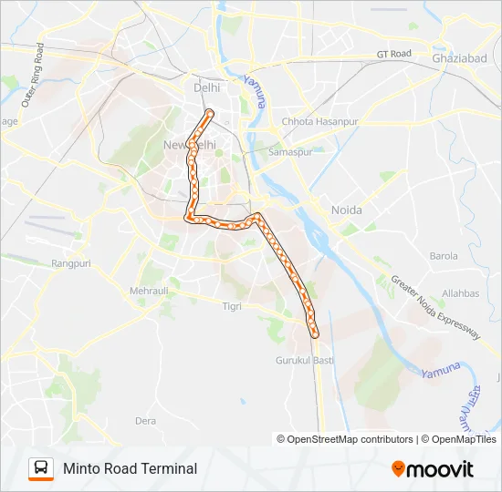 460 Bus Line Map