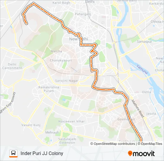 47A Bus Line Map