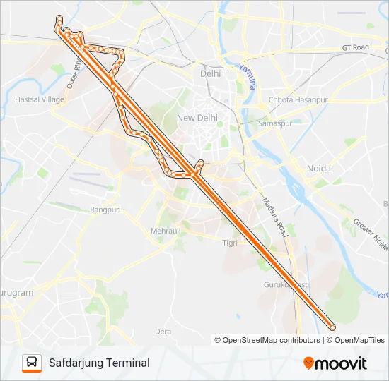569 Bus Line Map