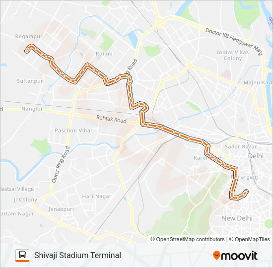 957 Bus Line Map
