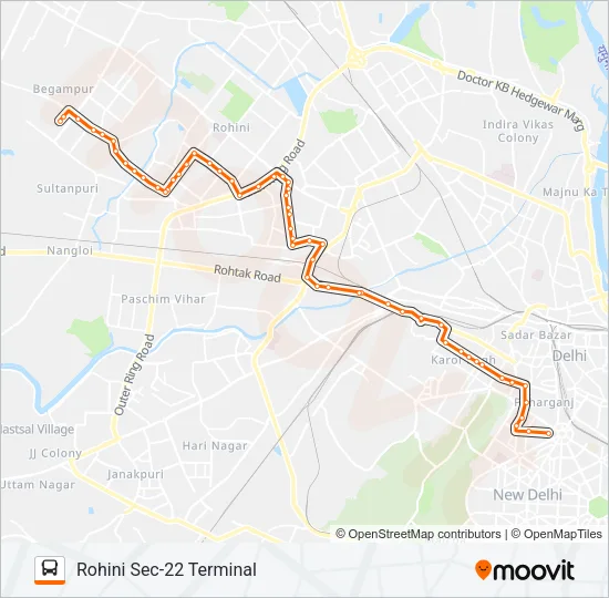 957 Bus Line Map