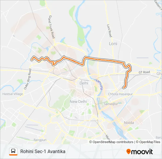 971 Bus Line Map