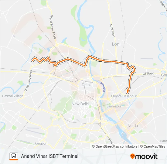 971 Bus Line Map