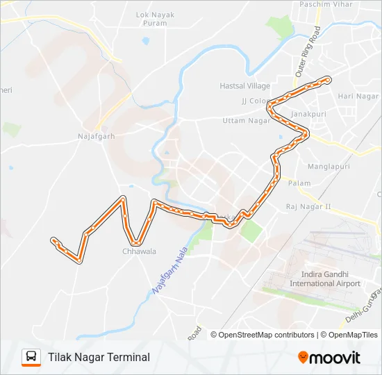 S-1 Bus Line Map