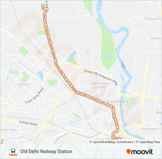 103E Bus Line Map