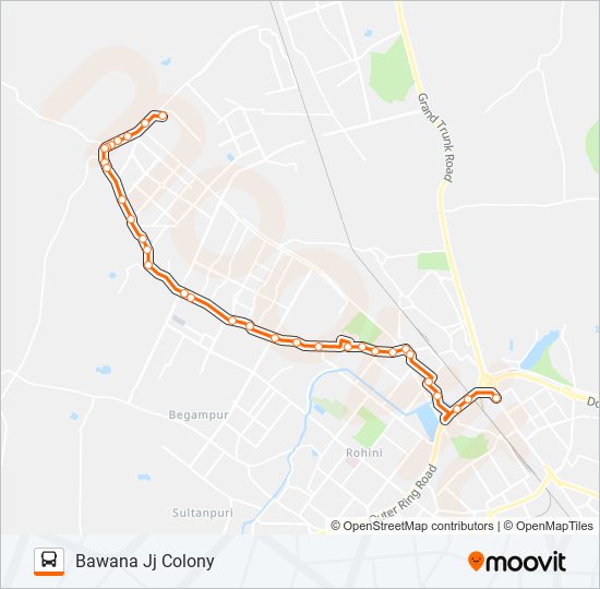 116A bus Line Map