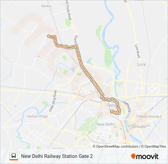 172E Bus Line Map