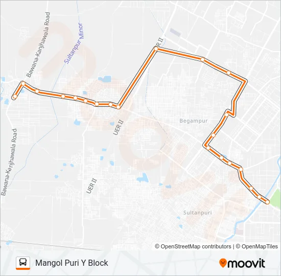 182E Bus Line Map