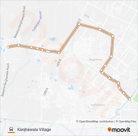 182E Bus Line Map
