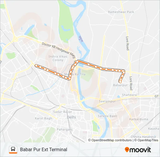 237A Bus Line Map