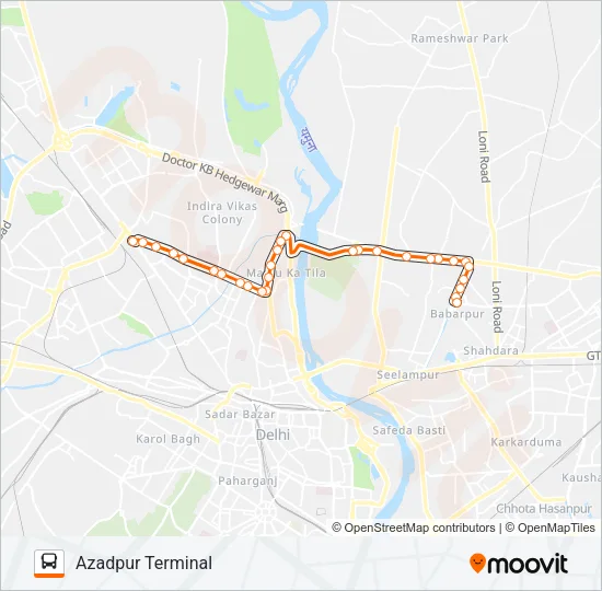 237A Bus Line Map