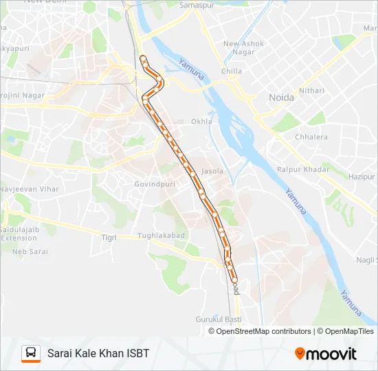 473E Bus Line Map