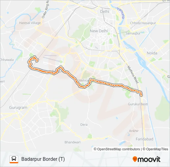 7172 Bus Line Map