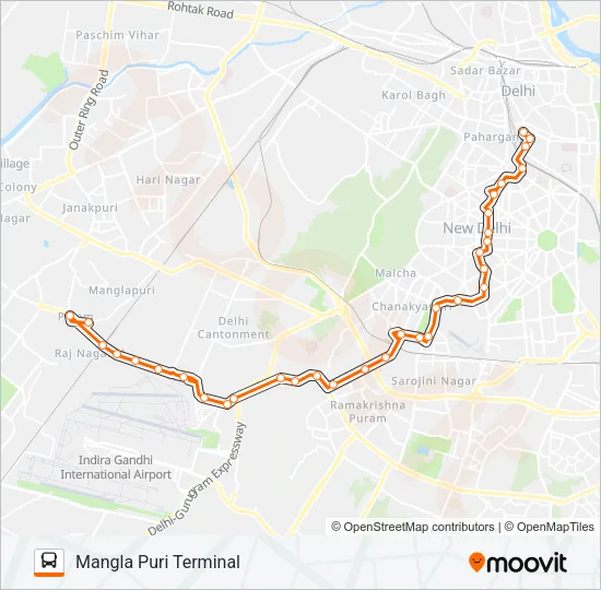 7812 Bus Line Map