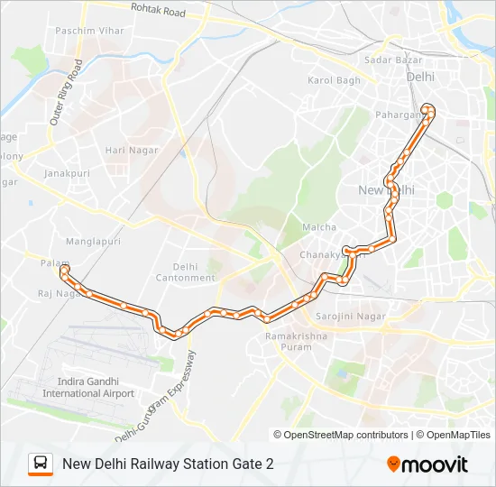 7812 Bus Line Map
