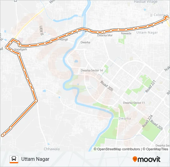 885E Bus Line Map