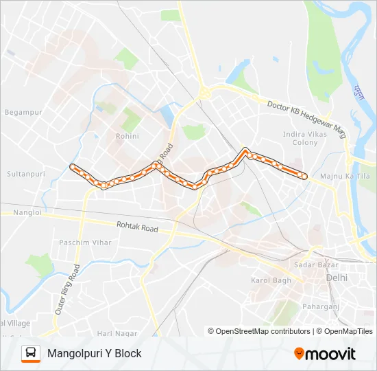 901C Bus Line Map