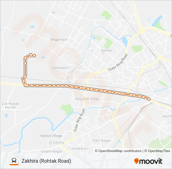 929E Bus Line Map