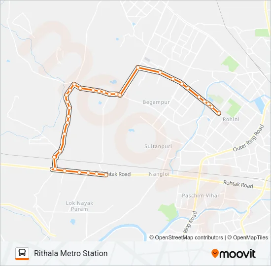 938B Bus Line Map