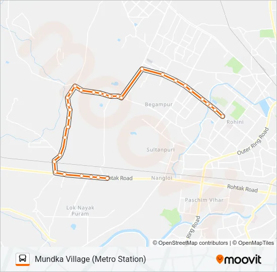 938B Bus Line Map