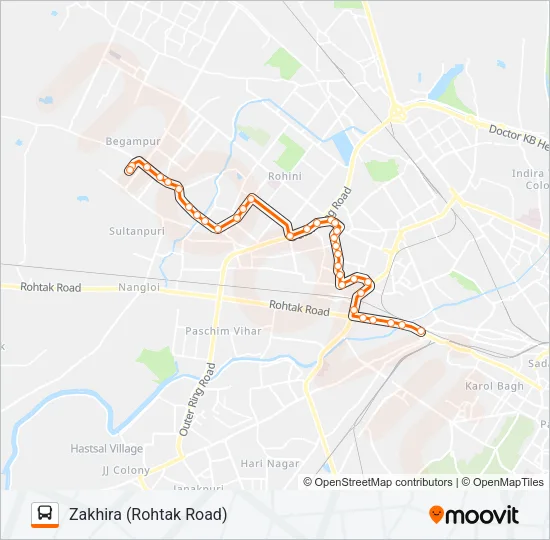 957B Bus Line Map
