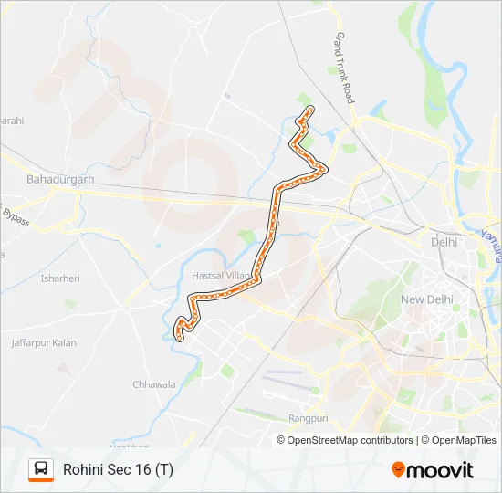DW-3 Bus Line Map