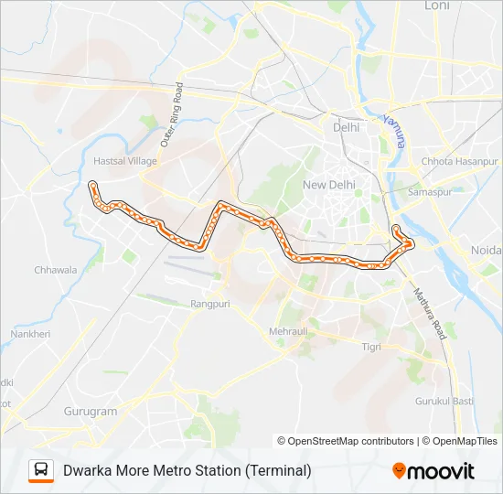 DW-4 Bus Line Map