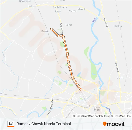 ML96 Bus Line Map