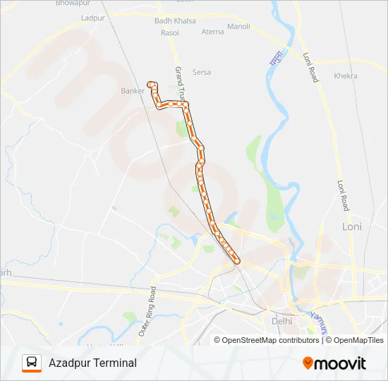 ML96 Bus Line Map