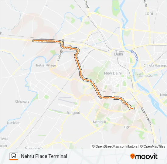 567A2 Bus Line Map