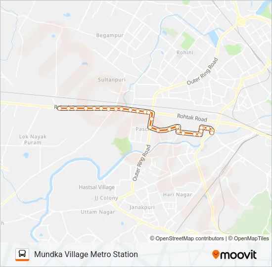 567B2 Bus Line Map