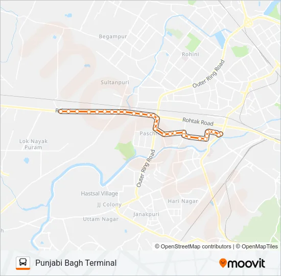 567B2 Bus Line Map