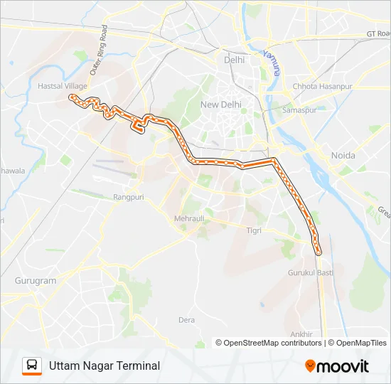 724A2 Bus Line Map