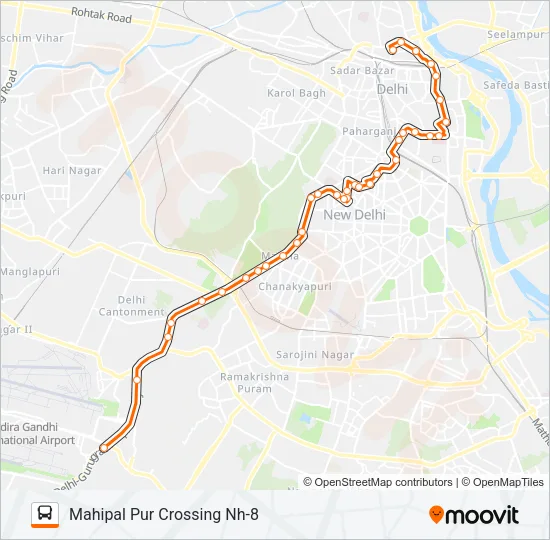 729E2 Bus Line Map
