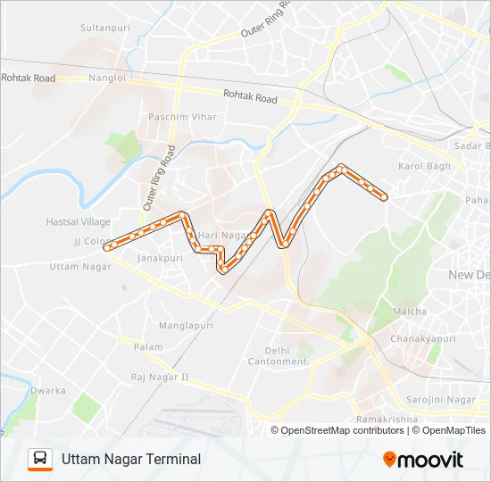 838A2 Bus Line Map