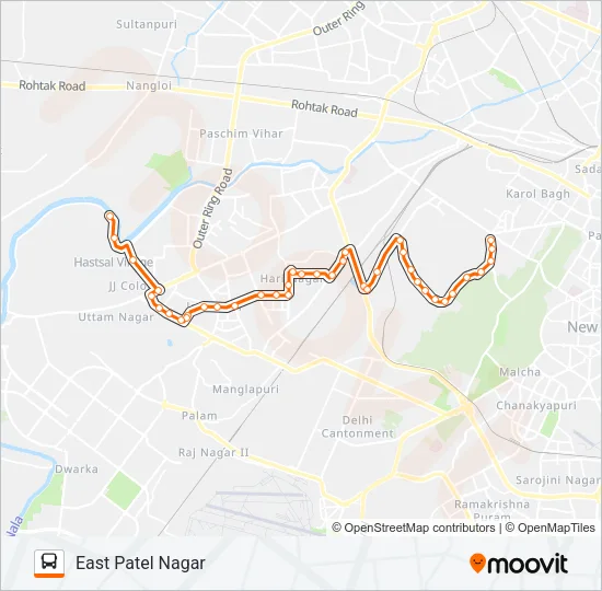 863A2 Bus Line Map