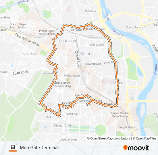 CBD1- Bus Line Map