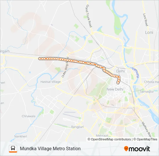 GL-91 Bus Line Map