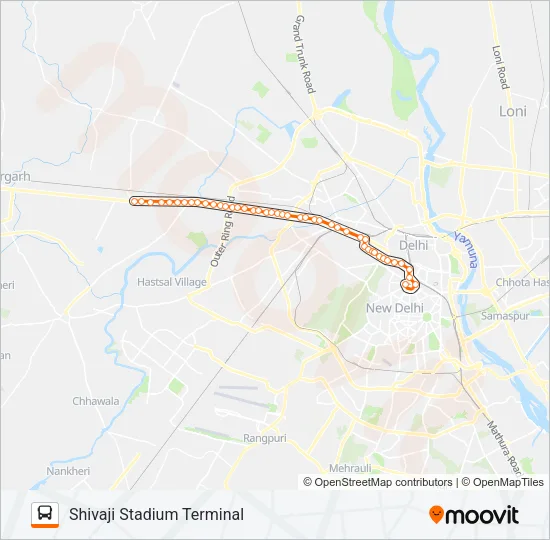 GL-91 Bus Line Map