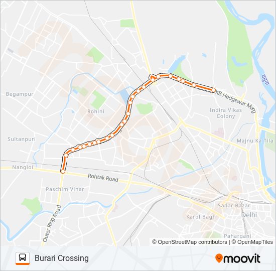 MC715 bus Line Map