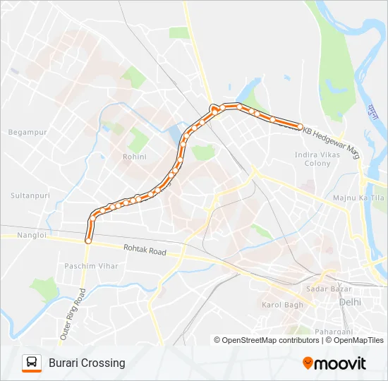 MC715 Bus Line Map