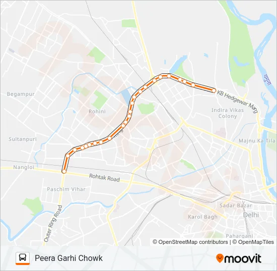 MC715 Bus Line Map
