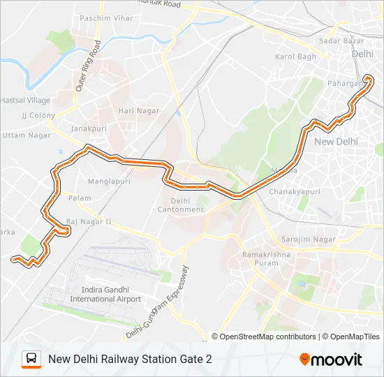 RL-79 Bus Line Map