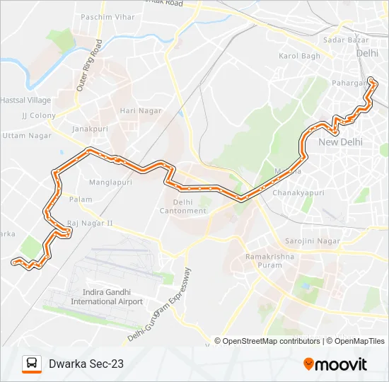 RL-79 Bus Line Map